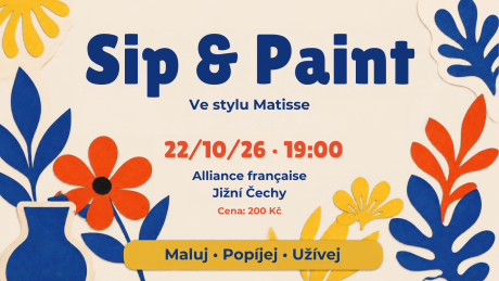 Sip & Paint ve stylu Henriho Matisse
