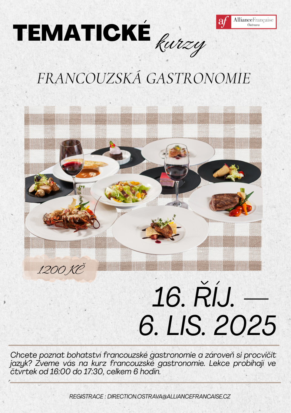 Tematický kurz: Francouzská gastronomie