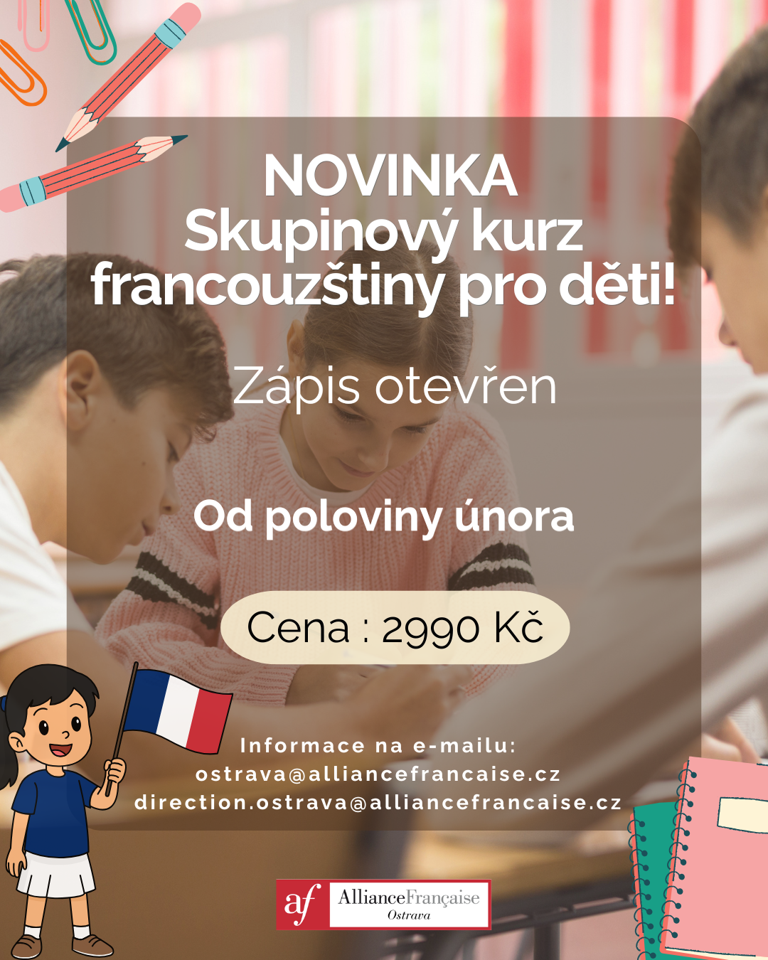 Novinka v Alliance Française Ostrava!